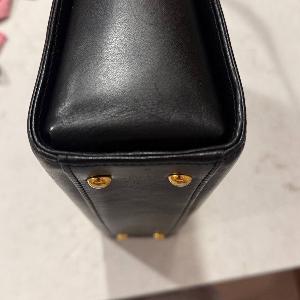 EUC - Givenchy Black and Gold Leather Purse - Picture 5 of 10